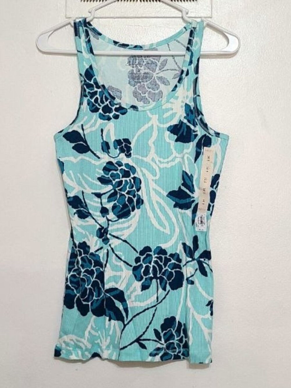 Floral Stretch Tank Top